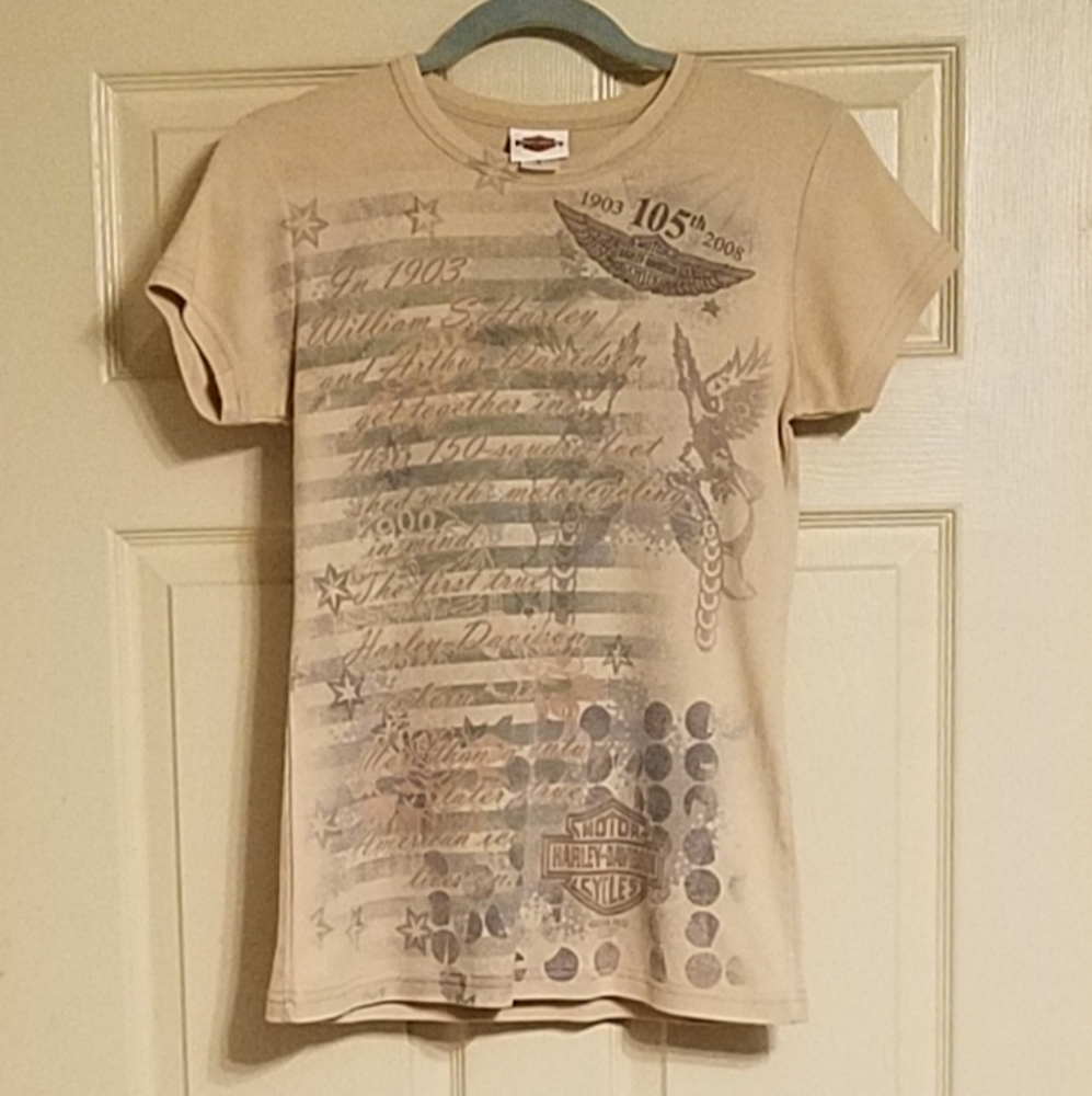 Harley Davidson 105th anniversary tee